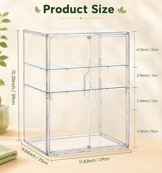 Baby Bottle Storage Organizer, X-Large 3 Tier Acrylic Bottle Storage Organizer - Image 4