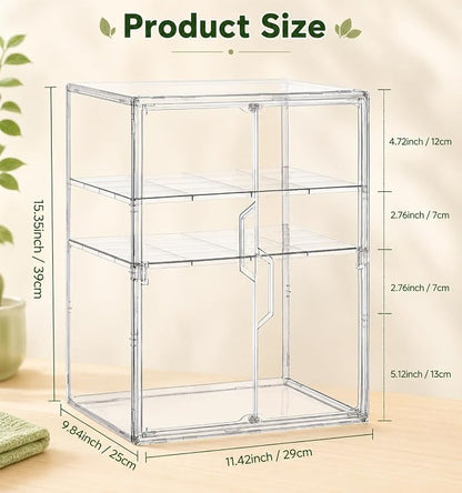Baby Bottle Storage Organizer, X-Large 3 Tier Acrylic Bottle Storage Organizer - Image 4