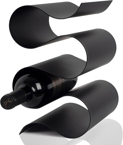 Wine Rack Countertop, Freestanding Creativity Modern Small Wine Holder by 16YearsofProfessionalMetalFabrication
