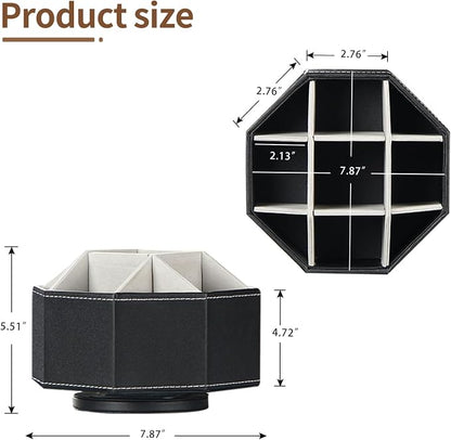 Remote Control Holder, Swivel 9 Rooms Desk Organizer and Decorations - Image 3