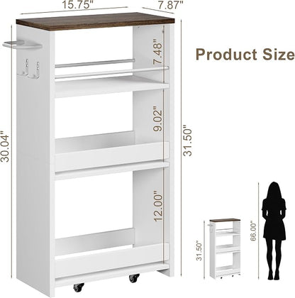 ChooChoo 4-Tier Slim Storage Cart - Image 7