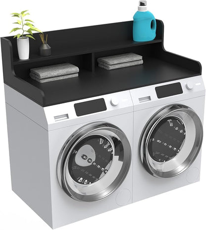 2-Tier Washer Dryer Countertop, Wood Laundry Countertop by Tup