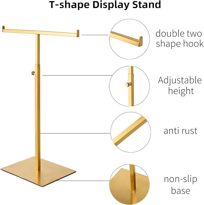 Purse Display Stand Jewelry Tower Stainless Steel Handbag Stand Jewelry Stands - Image 3