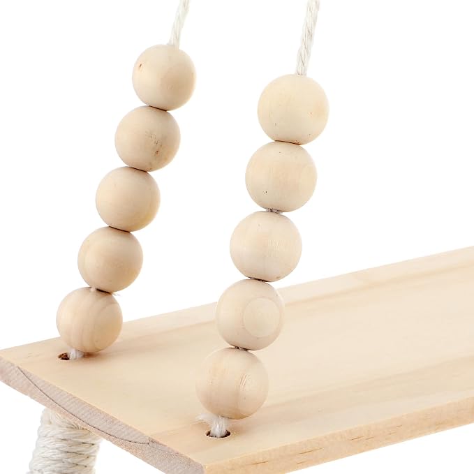 2 Pcs Wooden Wall Hanging Shelves, Macrame Hanging Plant Shelf - Image 5