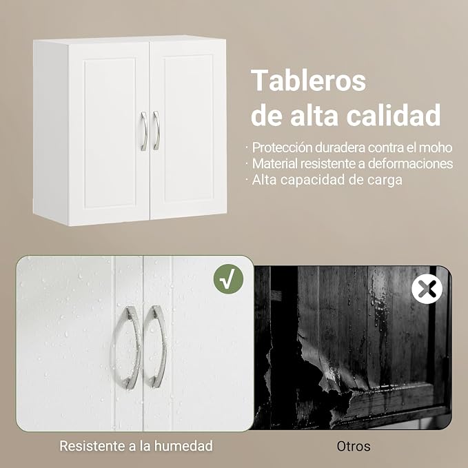 Haotian Wall Cabinet, Bathroom Storage, 23.6 x 11.8 x 23.6 in - Image 6