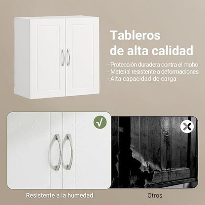 Haotian Wall Cabinet, Bathroom Storage, 23.6 x 11.8 x 23.6 in - Image 6