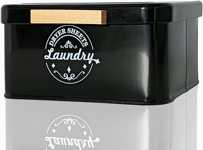 SACREDAY Dryer Sheet Holder Container by EasierLaundrySimplerLife