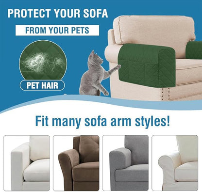 2 Pack Water Resistant Armrest Covers - Image 6