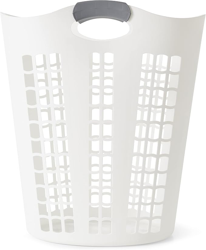 Gracious Living Laundry Basket, Easy Carry Flex Collapsible Hamper, 87.5 Liters by GraciousLiving
