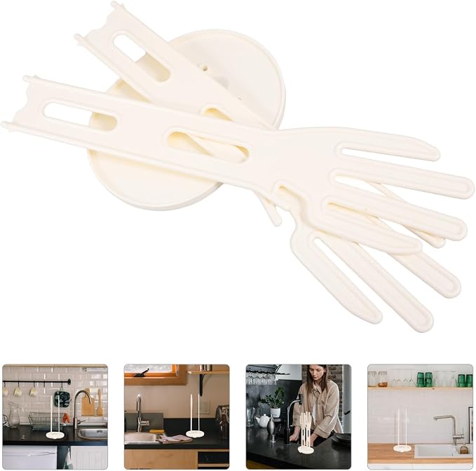Multifunctional Glove Stand and Dish Drying Rack Elevated Drainage and Water - Image 7