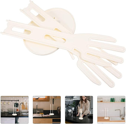 Multifunctional Glove Stand and Dish Drying Rack Elevated Drainage and Water - Image 7
