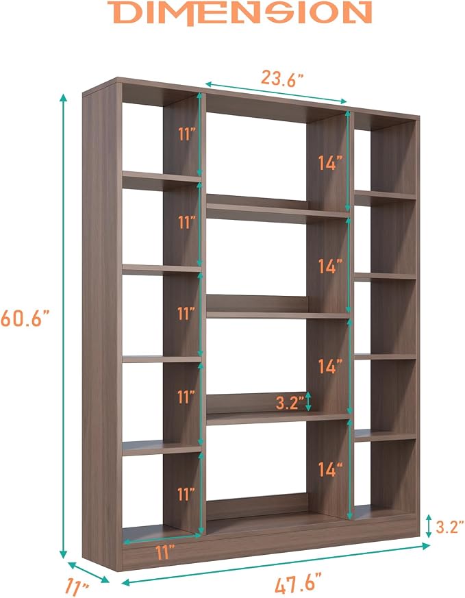 Cube Storage Bookcase with Base - Image 2