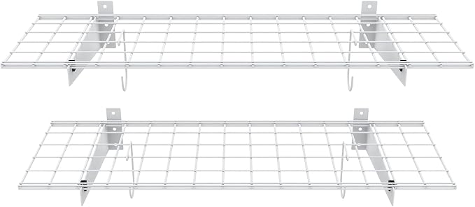 TORACK 2 Pack Garage Storage Wall Shelves - Image 9