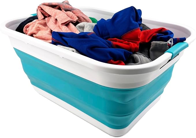 SAMMART 41L Collapsible Plastic Laundry Basket - Image 5