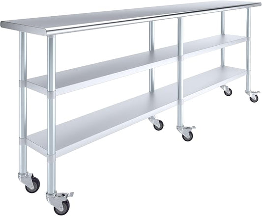 AmGood Stainless Steel Work Table by AmGood