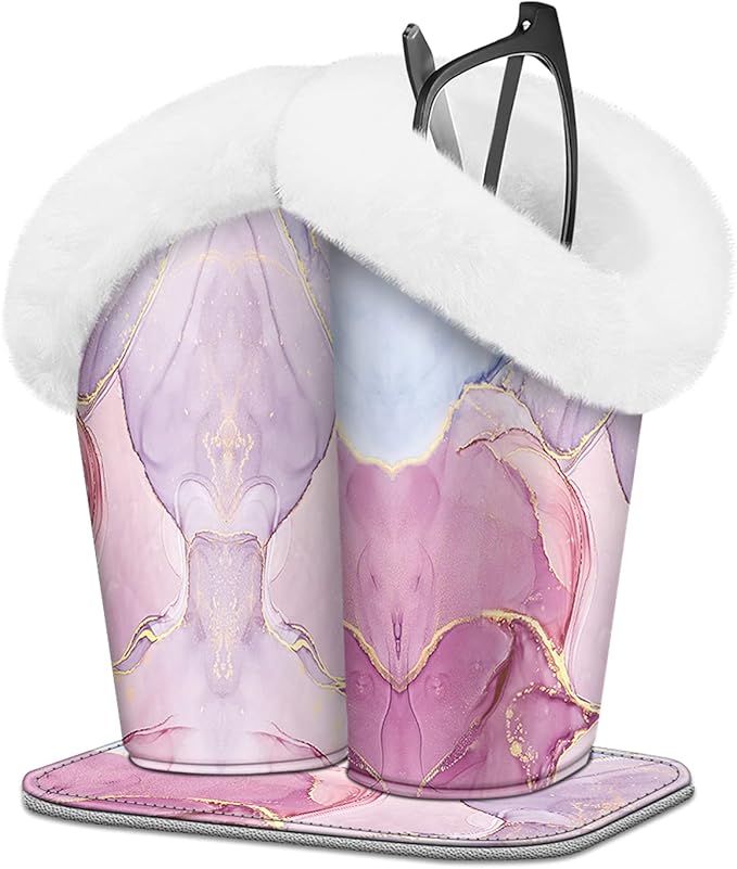 Fintie Plush Lined Double Eyeglasses Holder by Fintie