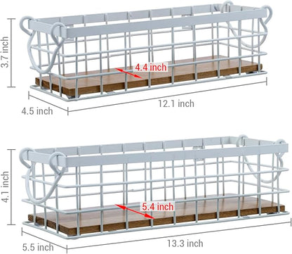MyGift 13 and 12 Inch Nesting Storage Baskets - Image 5