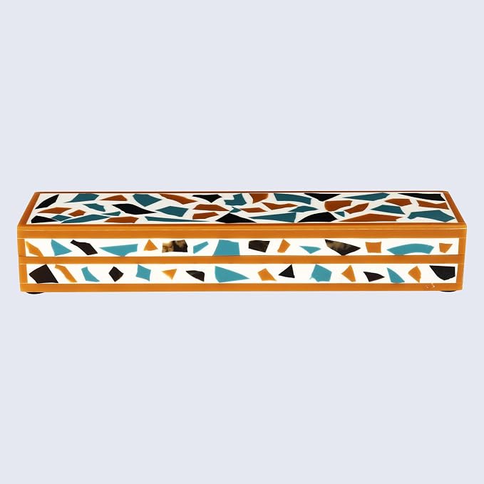 Handicrafts Home Decorative Remote Holder Box 10x2.5 – Slim Organizer Box - Image 4