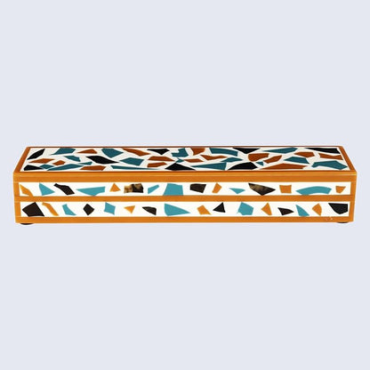 Handicrafts Home Decorative Remote Holder Box 10x2.5 – Slim Organizer Box - Image 4