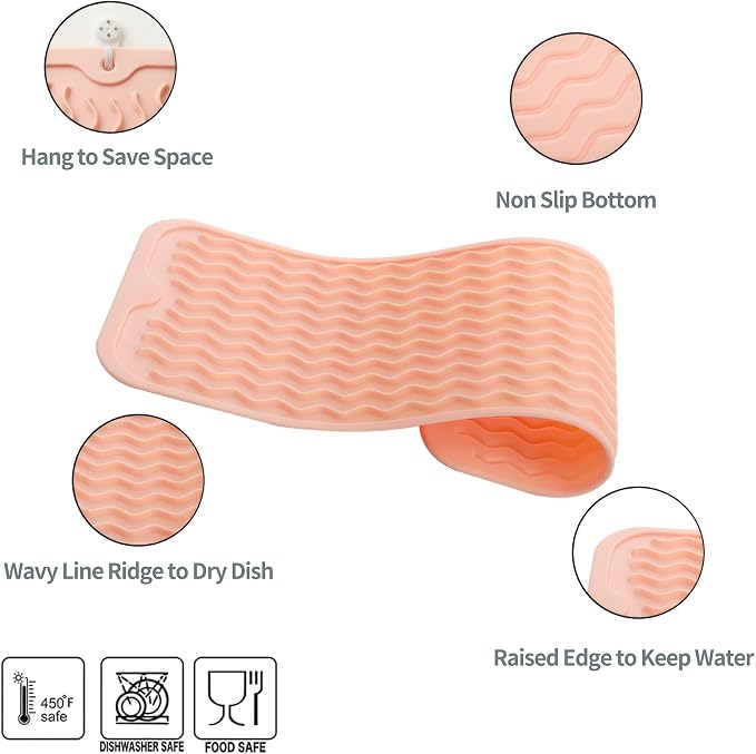 Silicone Dish Drying Mat for Multiple Usage, Easy clean, Eco-friendly, - Image 3