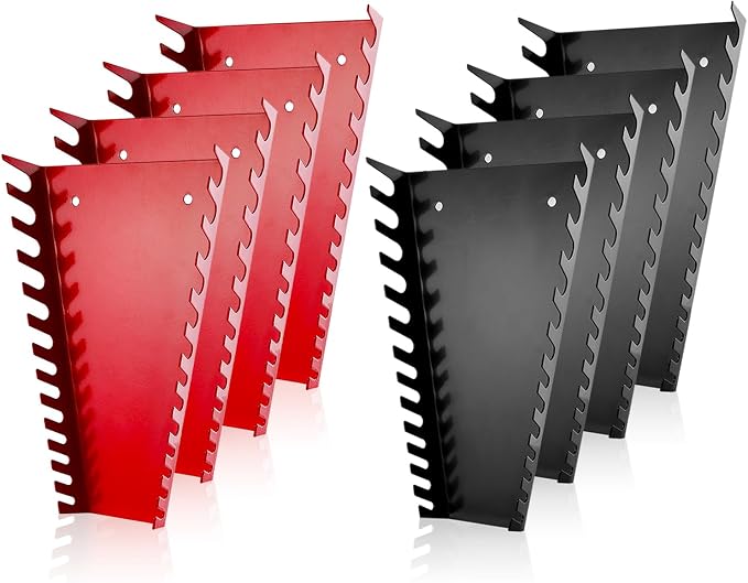 ALOANES 104-Slot Metal Wrench Organizer, Heavy Duty Wrench Organizer Tray by Aloanes