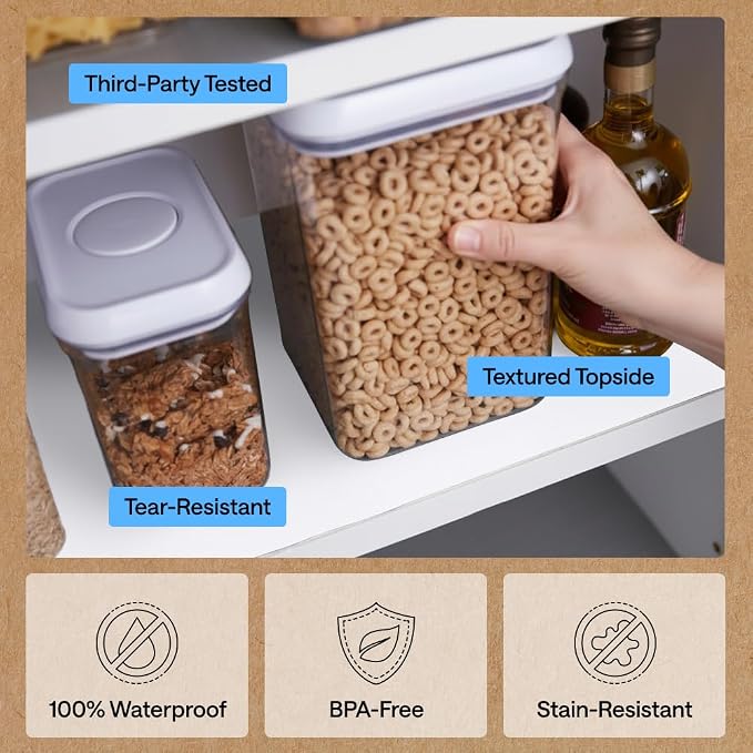 GORILLA GRIP DripGuard Shelf Liner, Non-Adhesive Drawer and Kitchen Cabinet - Image 5