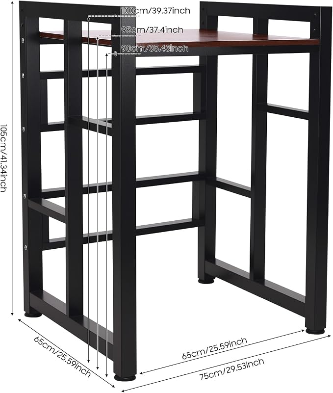 Washer Dryer Stacking Rack Stand, Heavy Duty Washer&Dryer Storage Shelves - Image 2