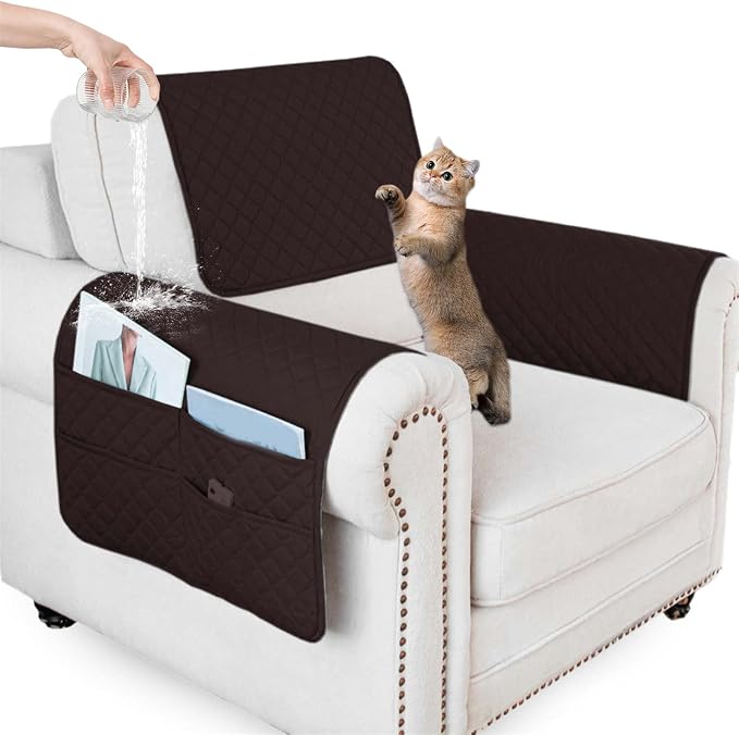 Waterproof Sofa Armrest Cover Headrest Cover by ZGDDPZA