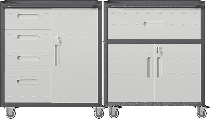Metal Tool Cabinet, Garage Storage Cabinet System, Wall Cabinet & Locking by VIYET