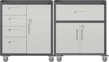 Metal Tool Cabinet, Garage Storage Cabinet System, Wall Cabinet & Locking by VIYET