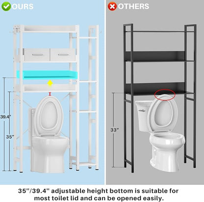 Over The Toilet Storage with 2 Drawers - Image 8