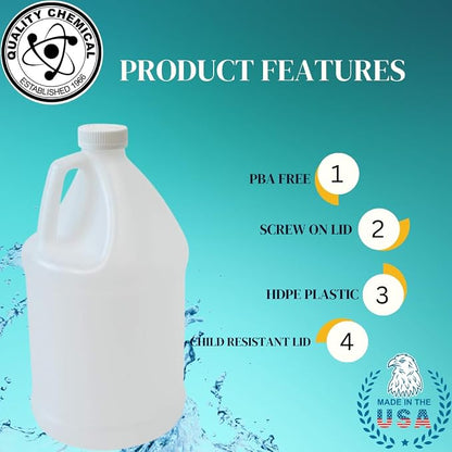 Quality Chemical Reusable 1-Gallon Plastic Jug – BPA-Free, Leak-Resistant - Image 2