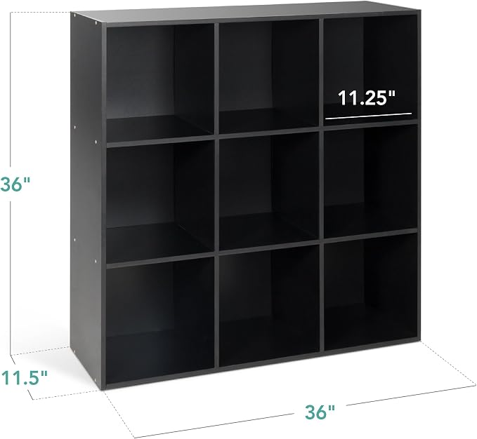Best Choice Products 9-Cube Storage Organizer, 11in Shelf Opening, Display Shelf - Image 3