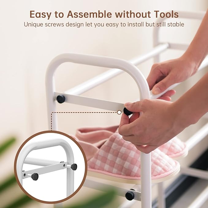 Gonfoam Expandable 3-Tier Shoe Rack - Image 4
