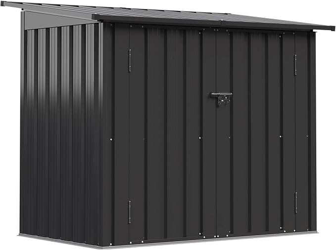 Aoxun Outdoor Storage Cabinet, 35 Cu.Ft Metal Storage Shed by Aoxun