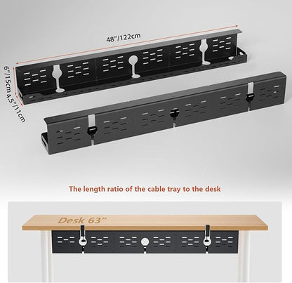 Univivi Under Desk Cable Management Tray - Image 5