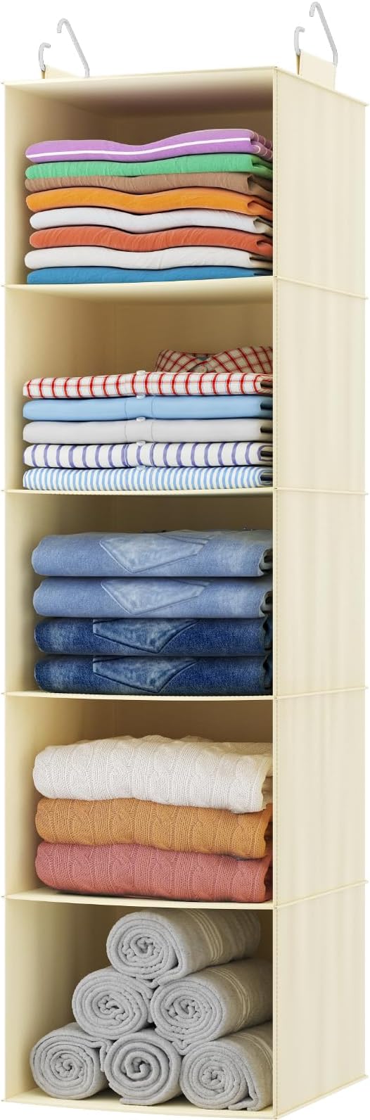 Lifewit 5 Tier Hanging Closet Organizer and Storage by Lifewit