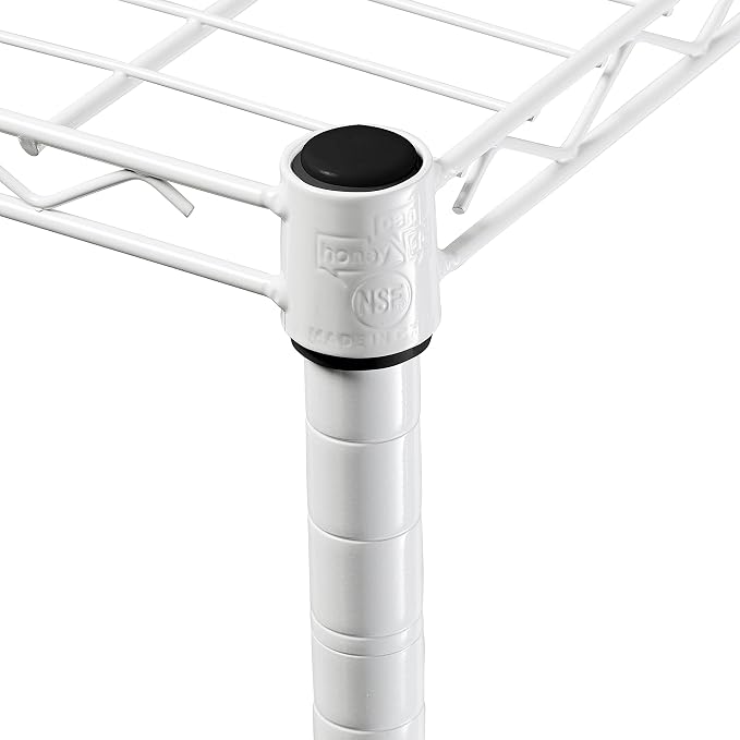 Honey-Can-Do 5-Tier White Wire Shelving Unit, 200 lb/Shelf, 000 lb total in a - Image 6
