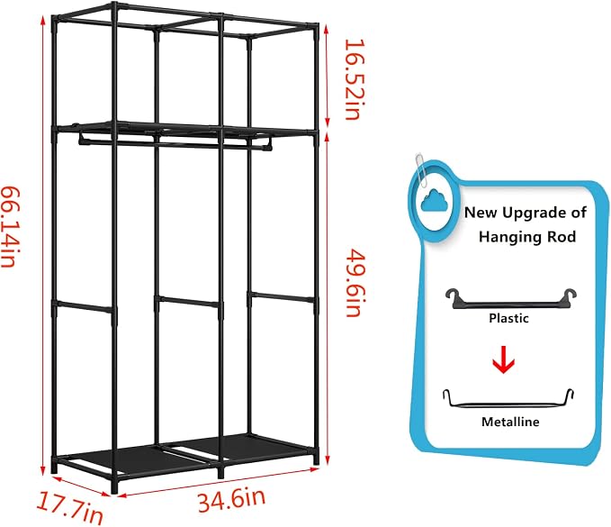 SORCEDAS Portable Closet Wardrobe - Image 5