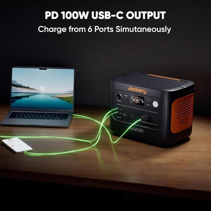 Jackery Explorer 1000 v2 Portable Power Station and 3-Port 102W Fast Charger - Image 9