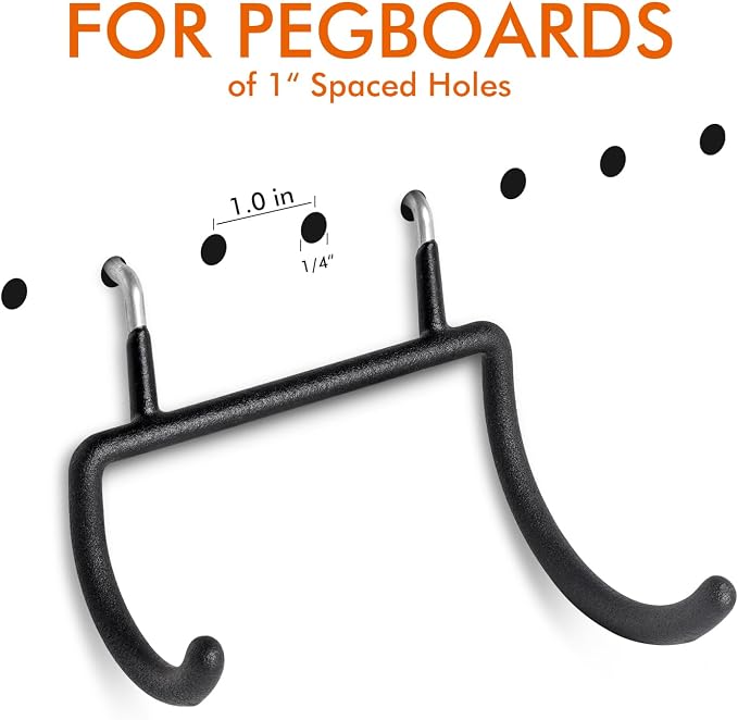 LIGHT DUST Utility Heavy Duty Pegboard Hooks - Image 2