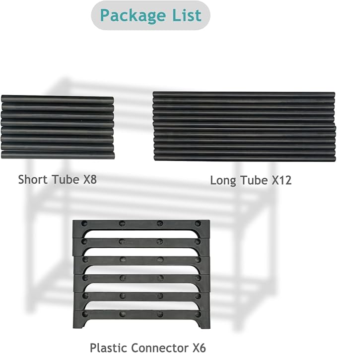 Autonomier 3 Tier Extra Small Shoe Rack, Narrow Stackable Shoe Shelf - Image 7