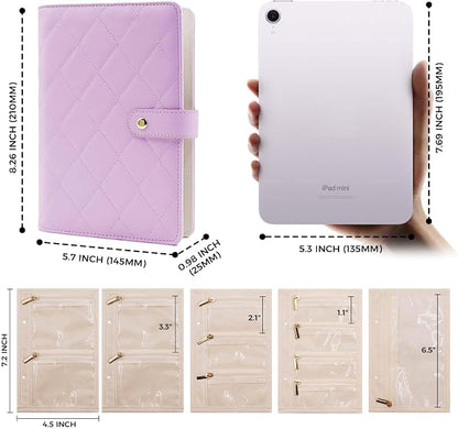 Travel Jewelry Organizer Case ， Portable Jewelry Organizers Storage Book - Image 6