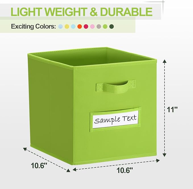 11x11 storage cube bins Foldable Fabric storage cubes - Image 2
