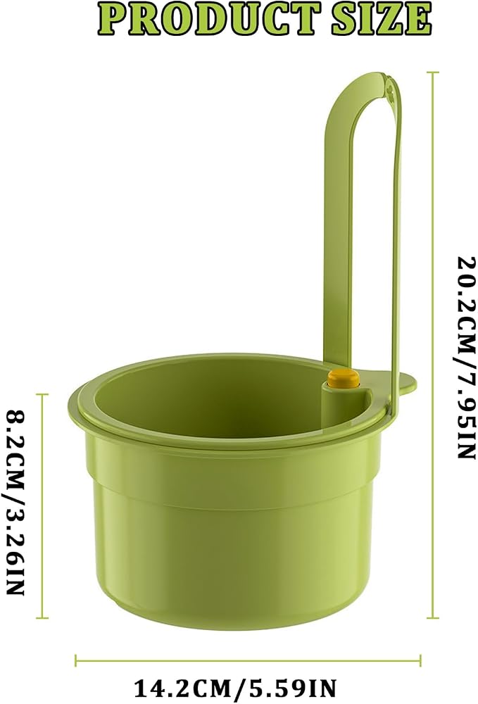 Sink Strainer Basket with One-Touch Drain Mesh, Snap-On Strap & Detachable - Image 7