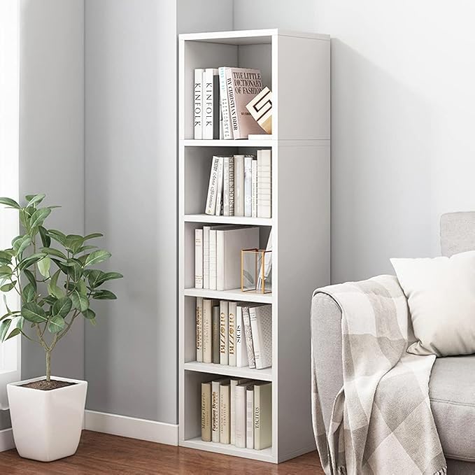 IOTXY Small Narrow Corner Bookcase by IOTXY