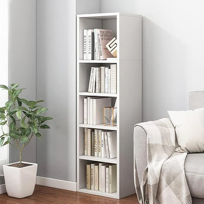 IOTXY Small Narrow Corner Bookcase by IOTXY