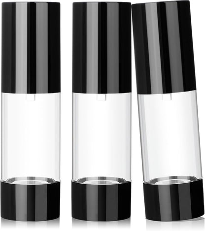 1oz 30ml Airless Pump Bottles, Refillable Leak Proof Travel Pump Bottle by RONRONS