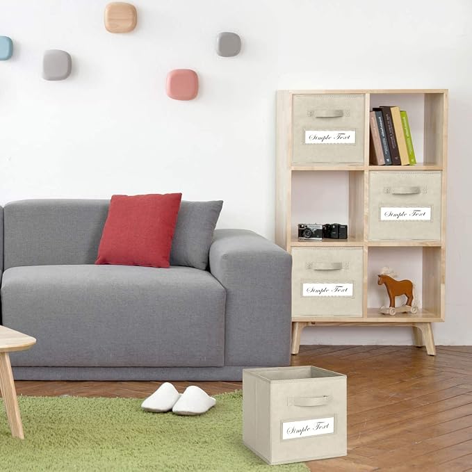 11 Inch Storage Cube, Storage bin Foldable Fabric Cube Storage Bins - Image 5