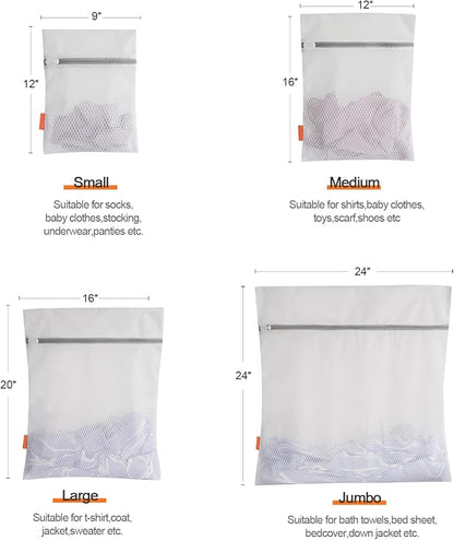 Polecasa Diamond Mesh Laundry Bags 2 Pack | Heavy Duty Mesh, Durable Zipper - Image 7